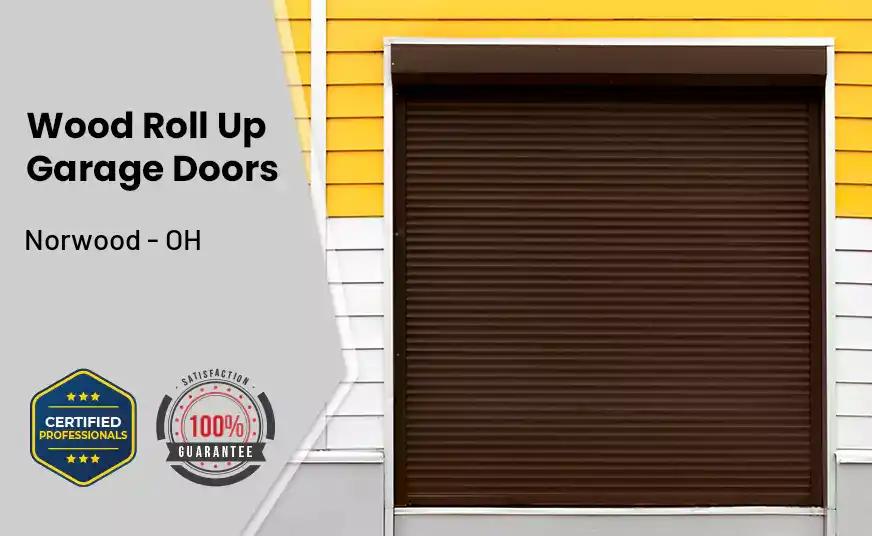 Wood Roll Up Garage Doors Norwood - OH 